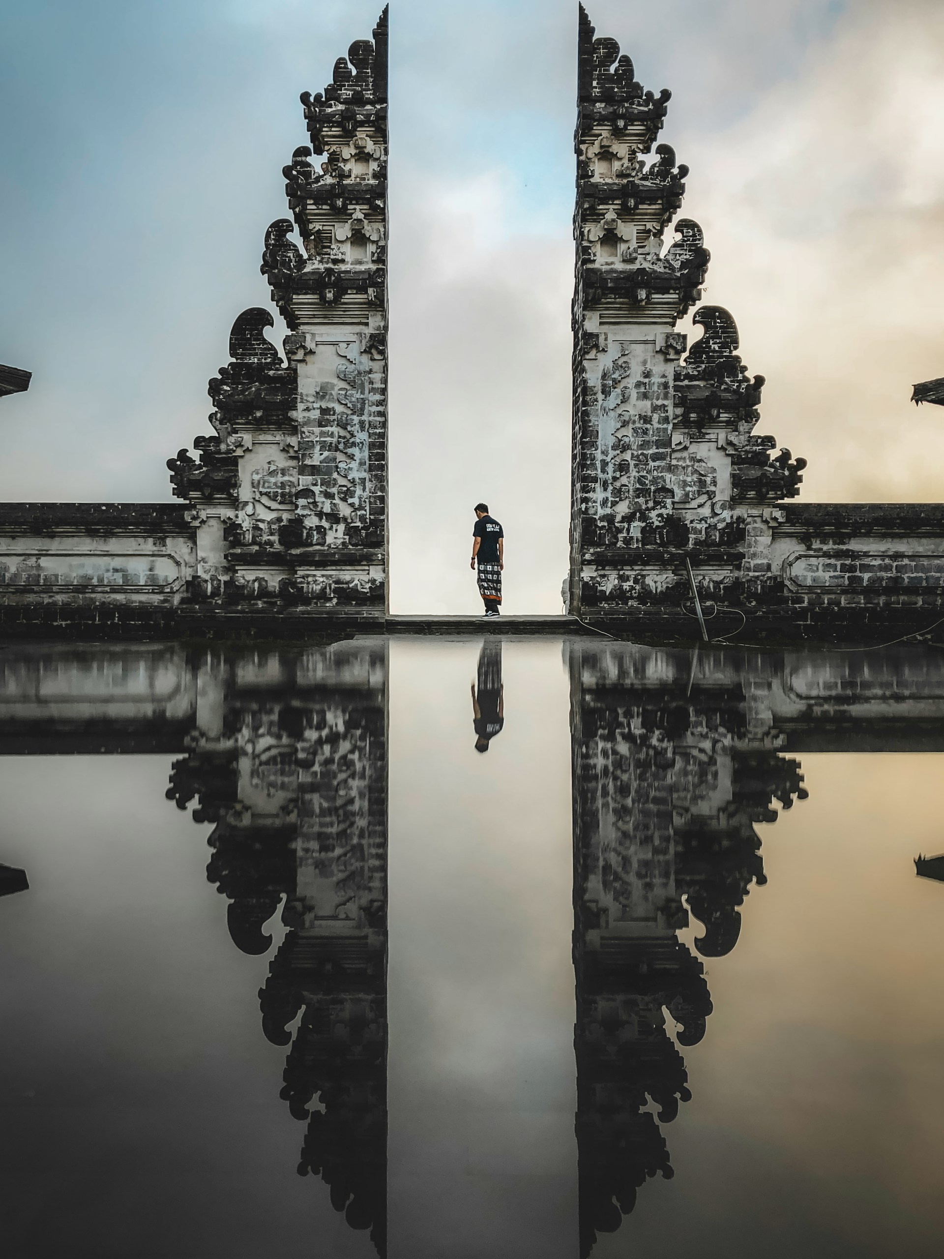 Gates of Heaven at sunrise